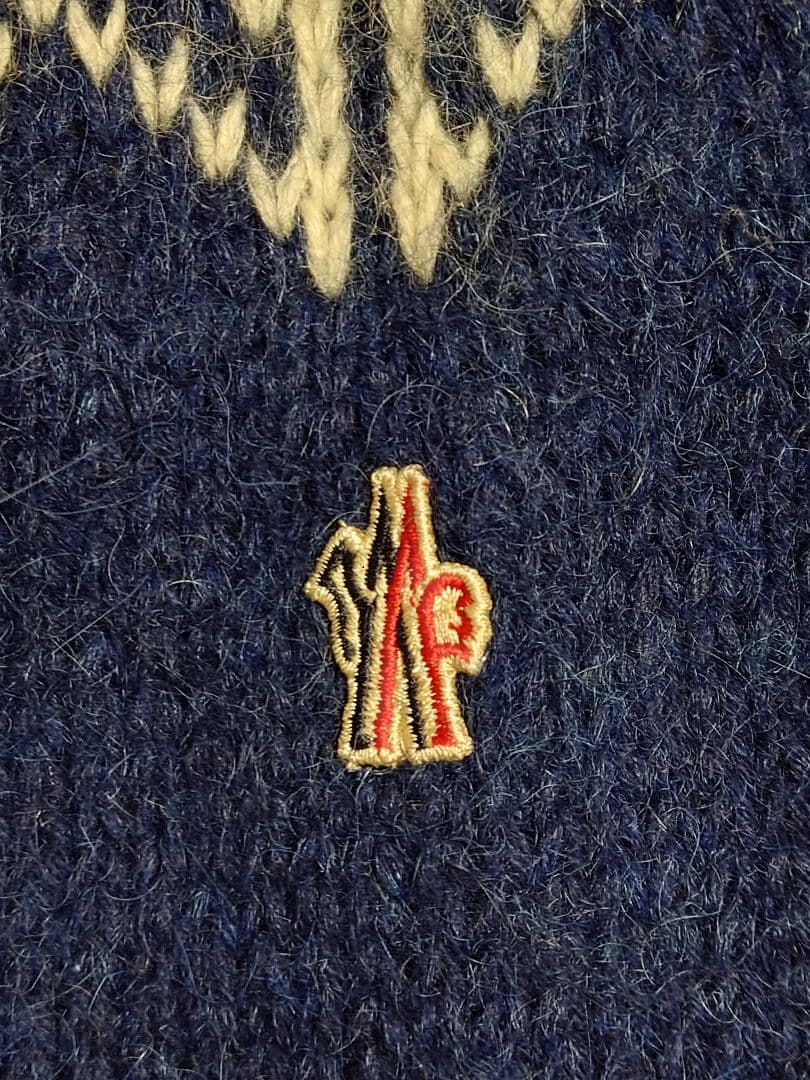 ぽ*ん様 モンクレール マグリオーネ トリコット カーディガン アルパカ混 L