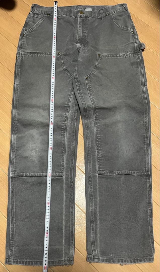 カーハート ダブルニー ペインターパンツ USA アメリカ 製　グレー