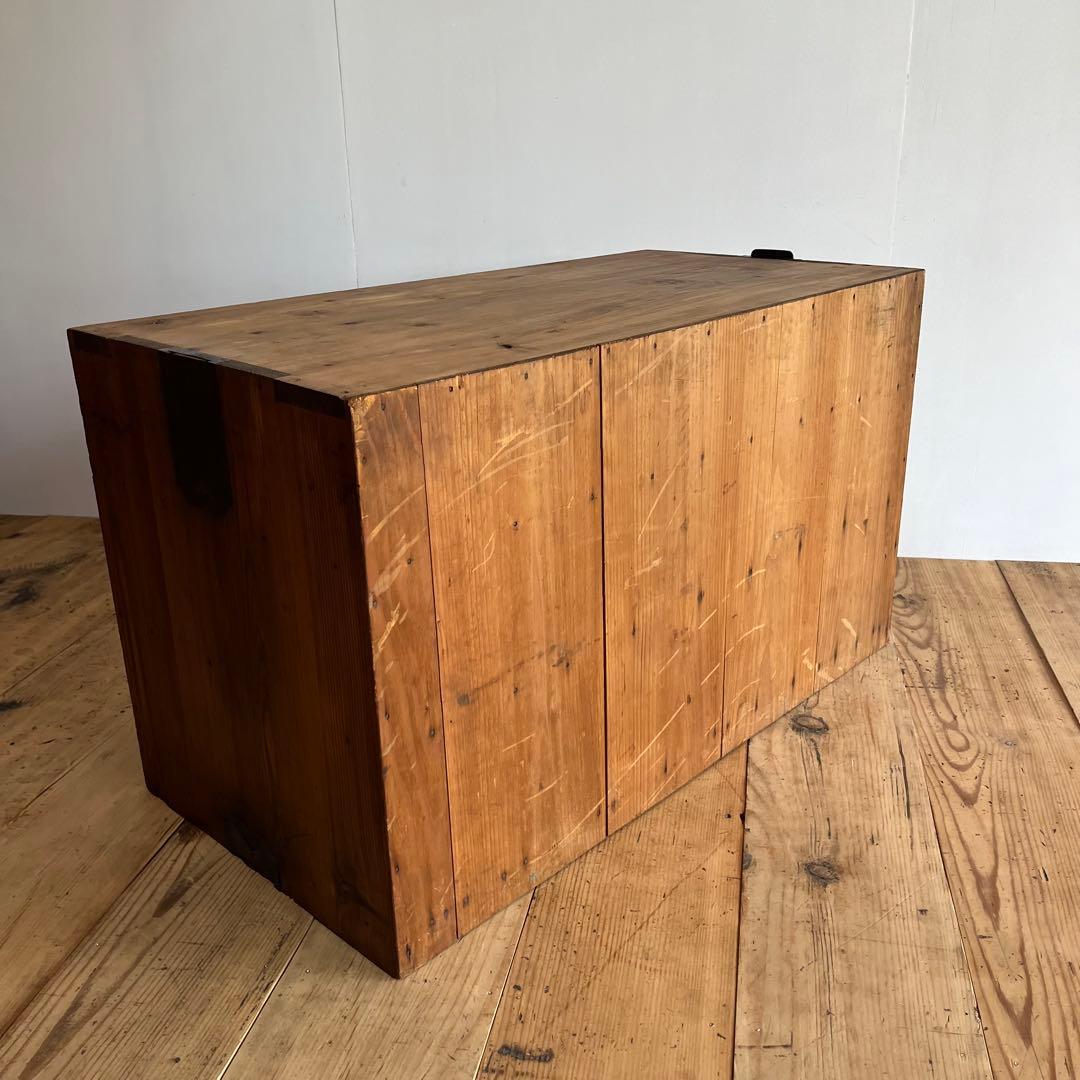 アンティーク 3段 タンス チェスト テレビ台 ローボード 展示台 無垢材