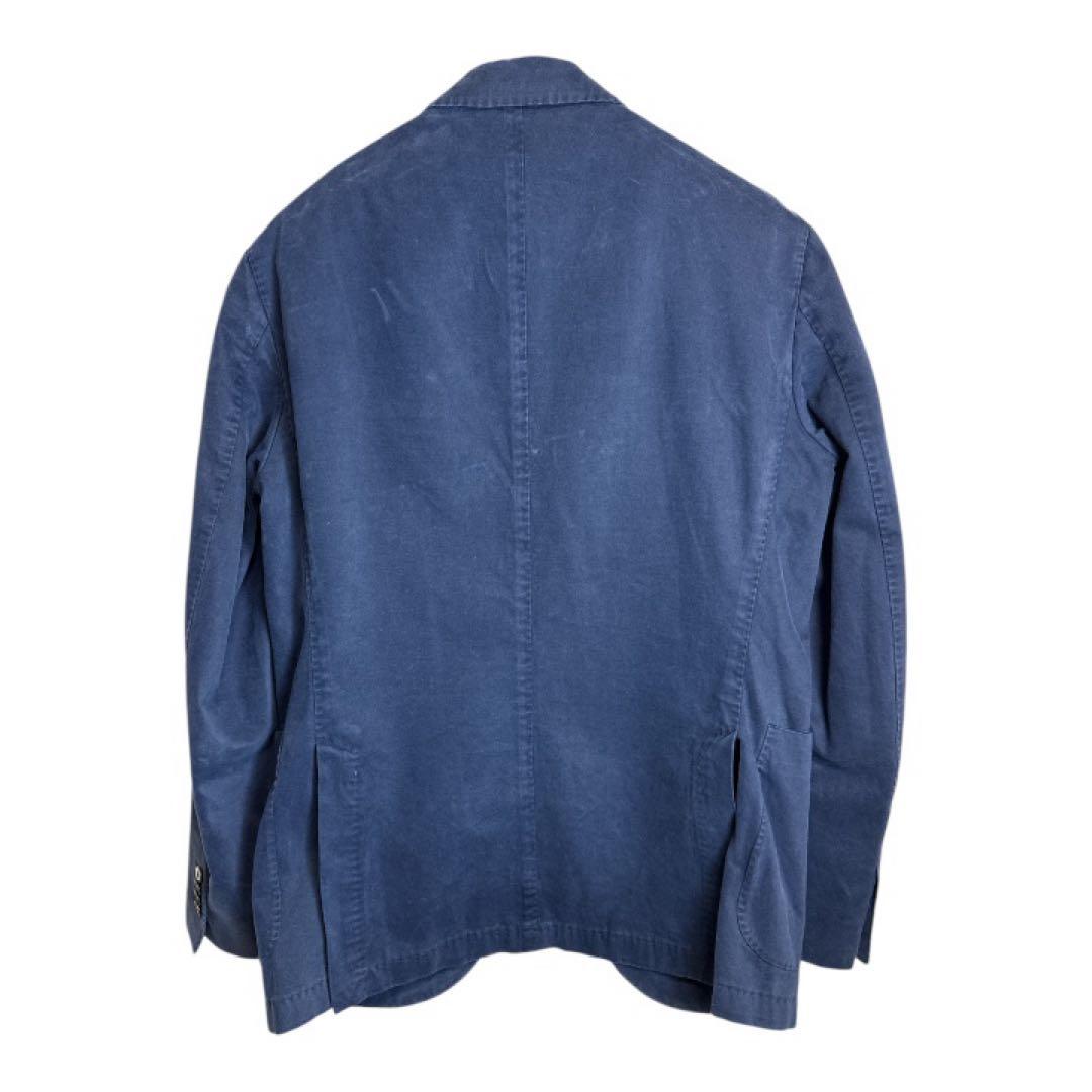 BOGLIOLI ボリオリ コットン テーラードジャケット ネイビー 48 伊製