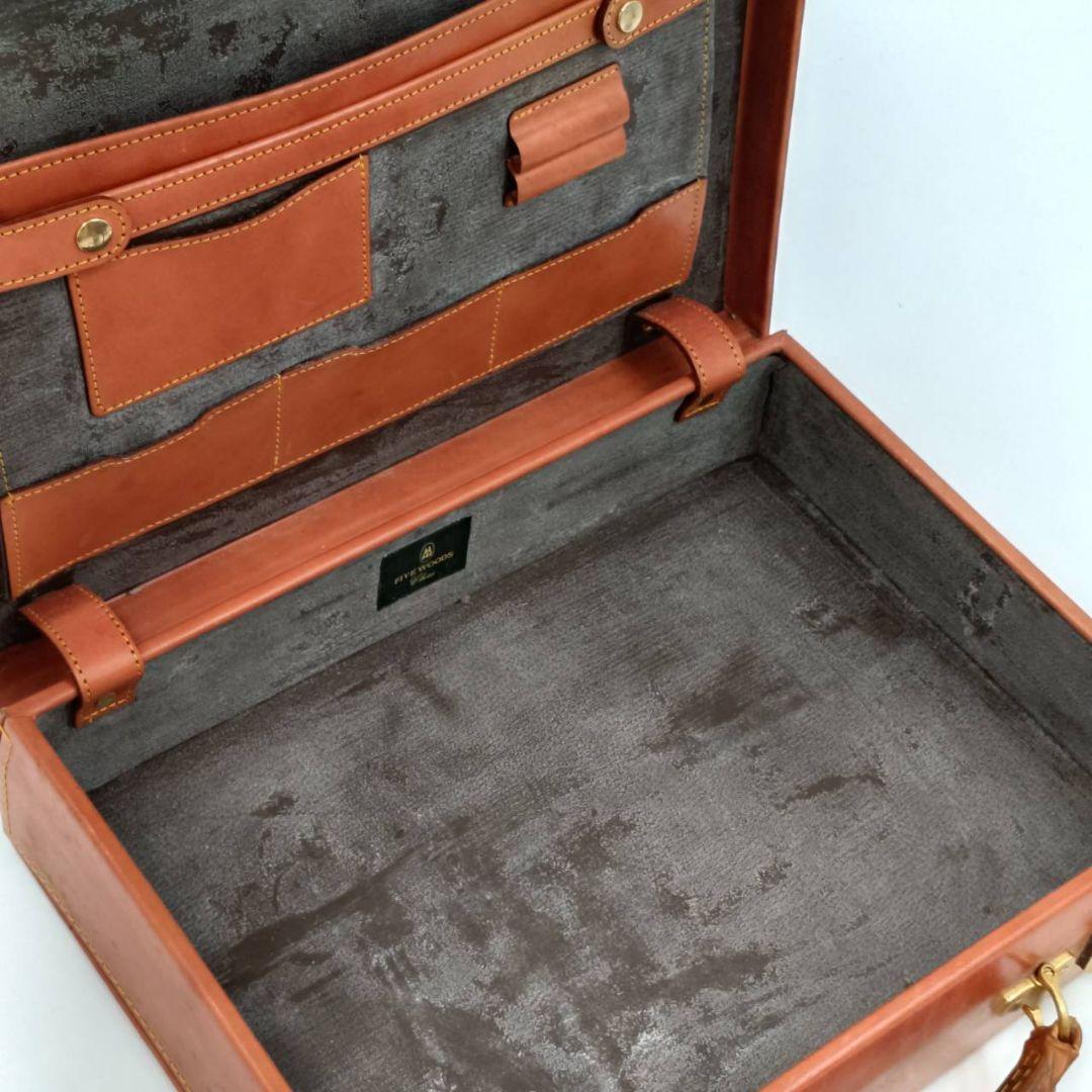 FIVE WOODS ファイブウッズ ブリーフケース ビジネスバッグ　茶　革