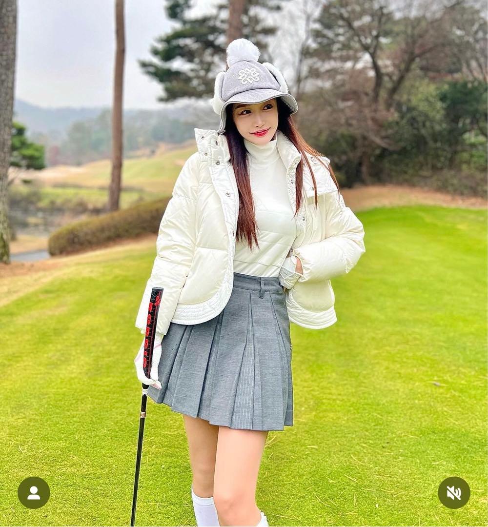 新品未使用 ゴルフ セントアンドリュース レディース ダウン ジャケット 長袖