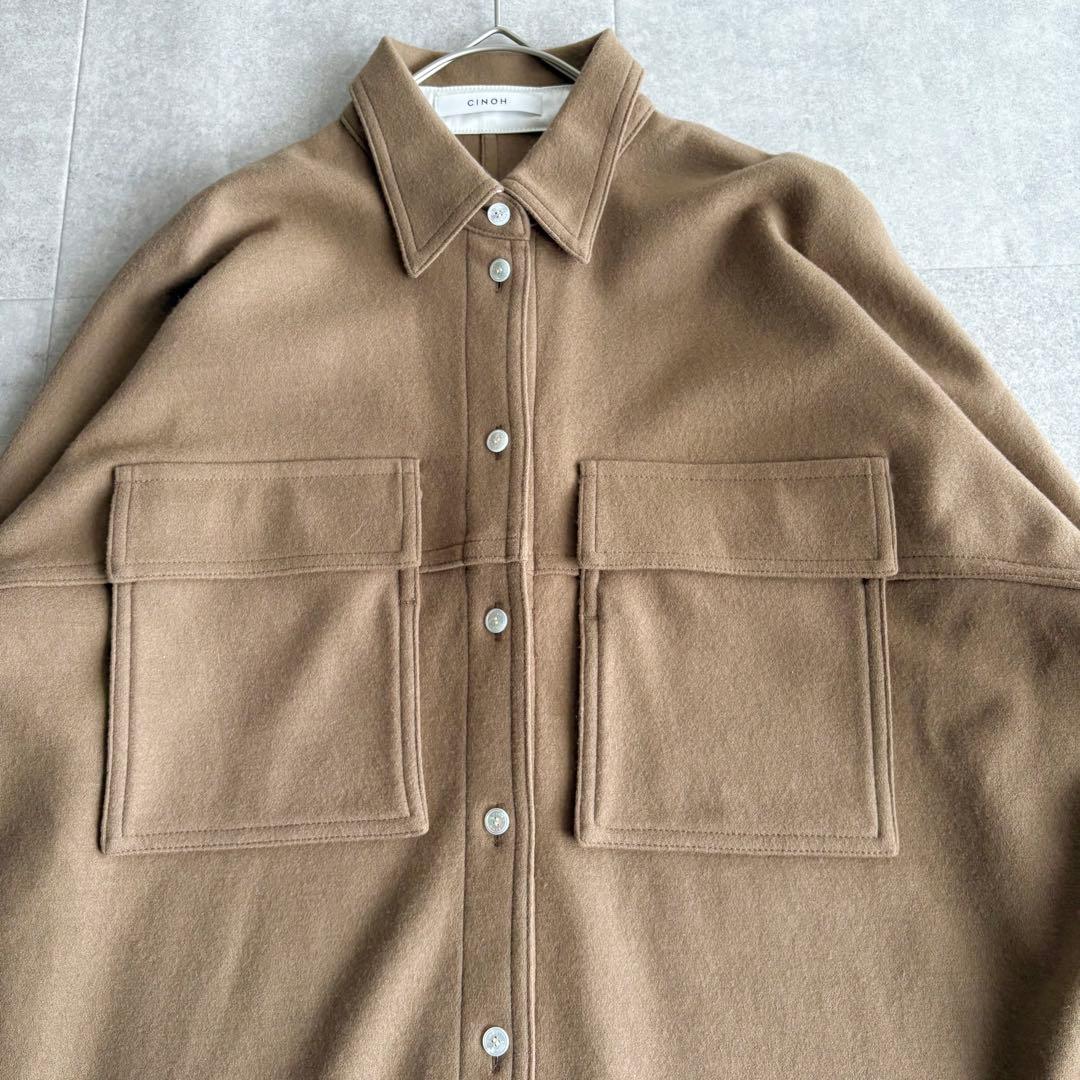 なちここ 様 CINOH WOOL JERSEY SHIRT ジャケット