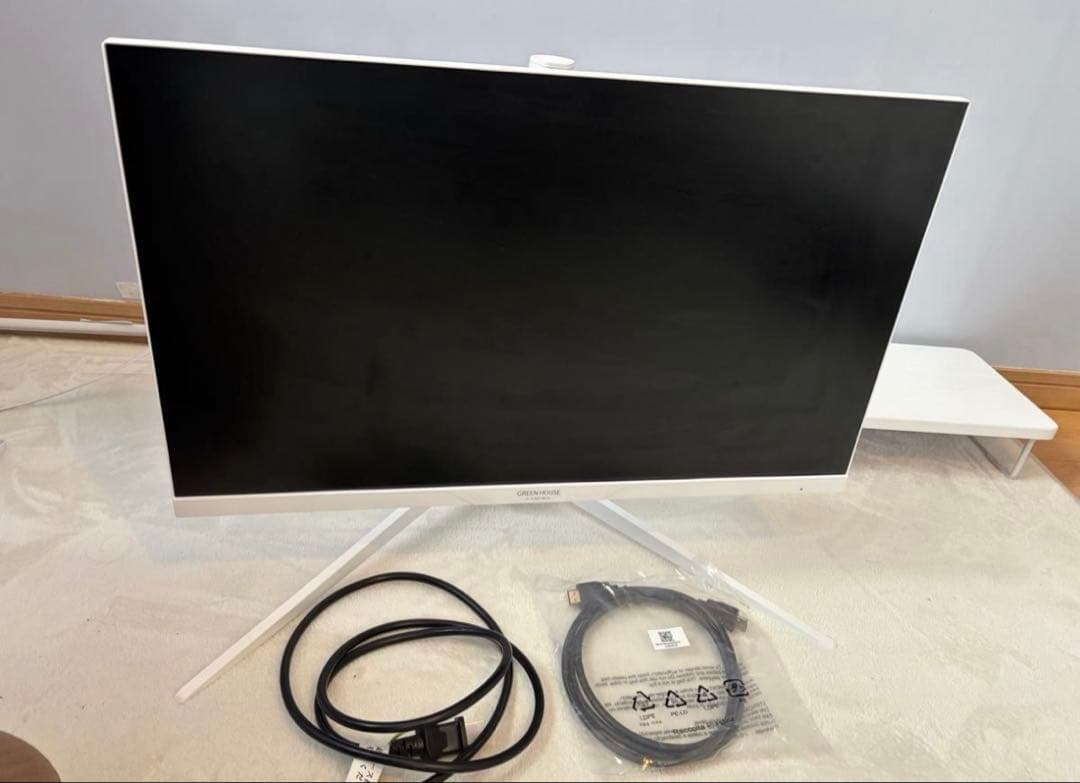 GREENHOUSE ゲーミングモニター白 23.8インチ 165Hz