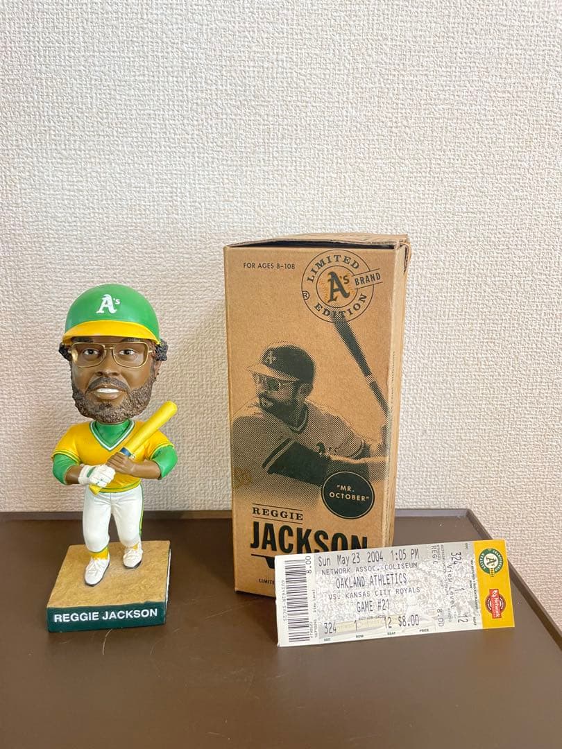 超レア！　レジージャクソン 球場配布ボブルヘッド 限定版