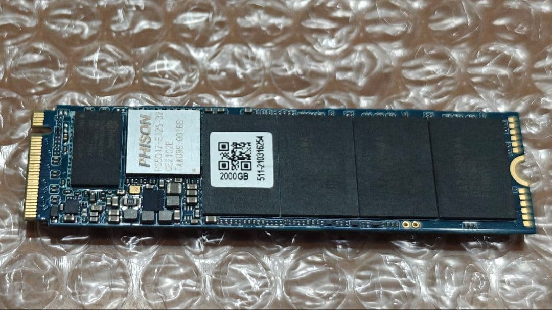 ★中古品★TLD-M2A02T3 2TB NVMe M.2 SSD