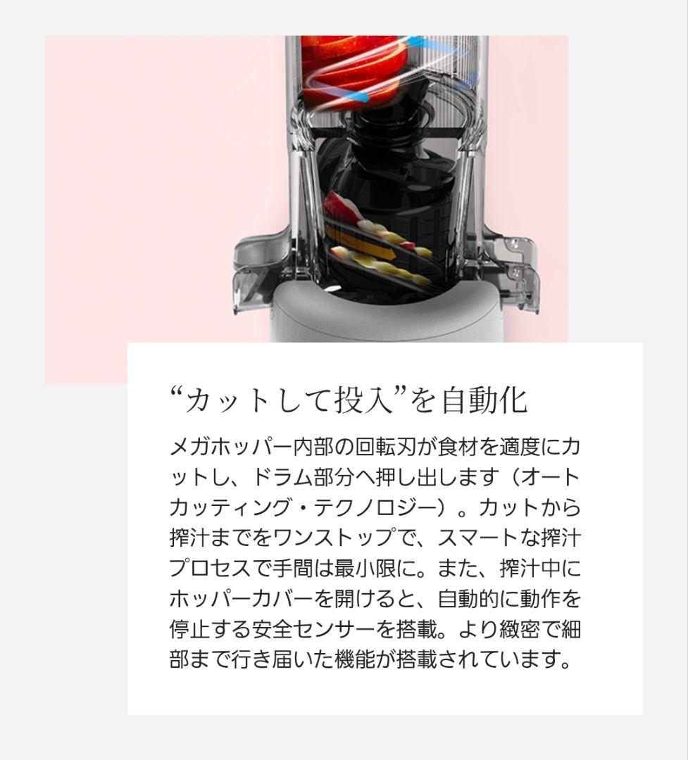 【未使用】HUROM ヒューロム H310A スロージューサー ブラック