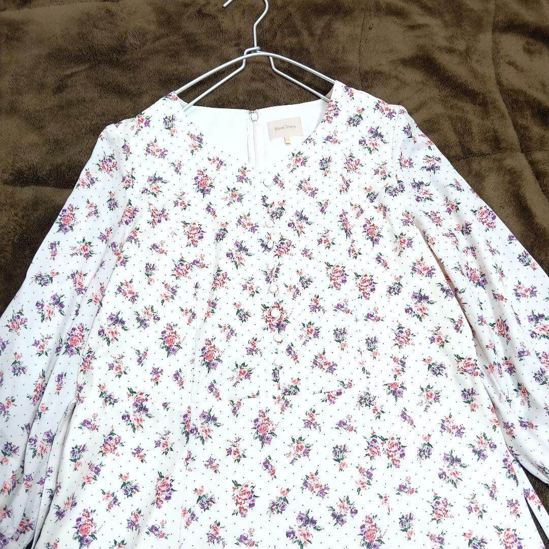 Rose Tiara ローズティアラ フラワープリントワンピース 42