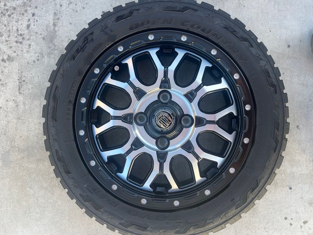 マッドバーン4.5j＋45 オープンカントリー155/65r14 2本セット②