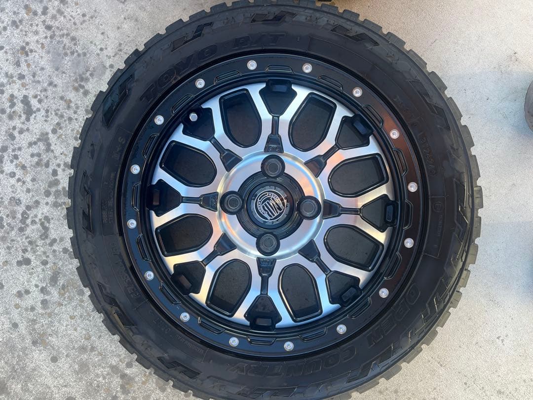 マッドバーン4.5j＋45 オープンカントリー155/65r14 2本セット②