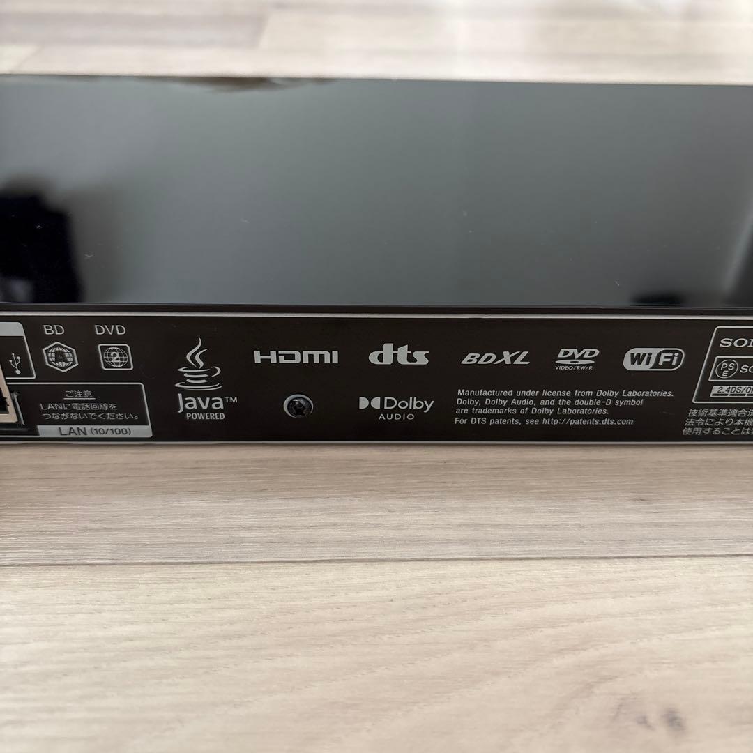 【美品•動作確認済み】SONY BDZ-ZW1800 2022年製