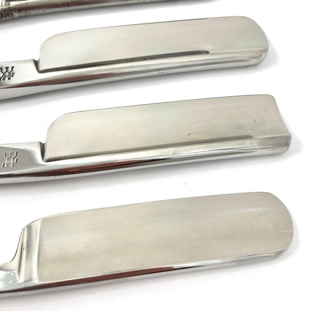 剃刀セット 6本 ステンレス鋼 ケース付き◇