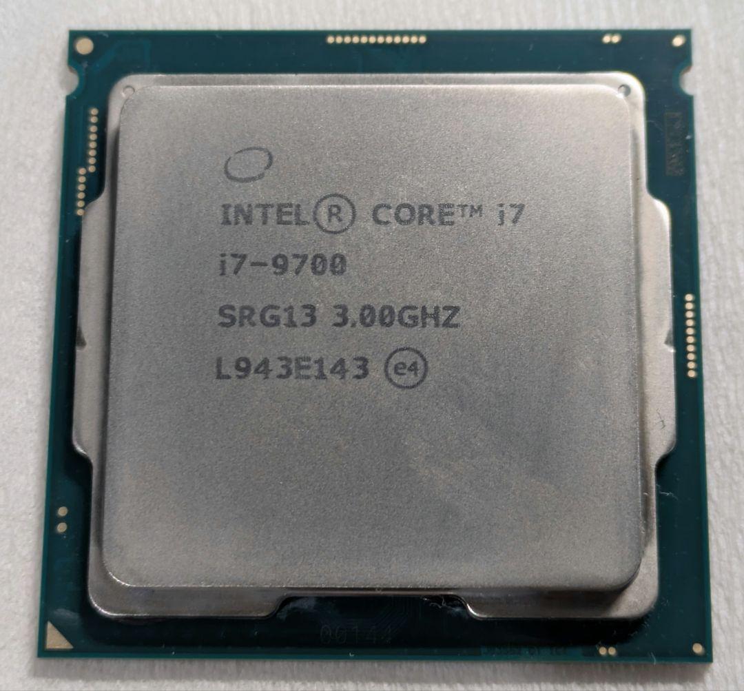 Intel Core i7 9700CPU＆サムスンPC4-2666V 8GB