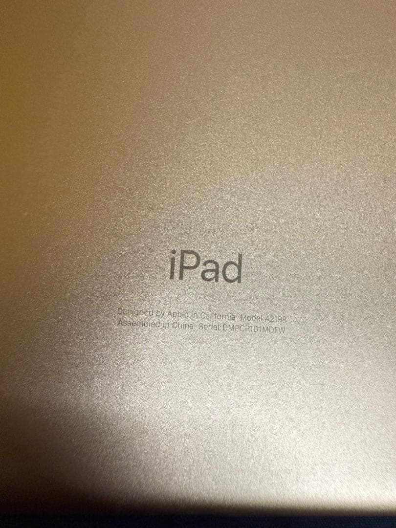 Apple iPad (第7世代) ゴールド A2198