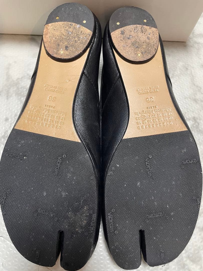 Maison Margielaトゥシューズ レザーシューズ
