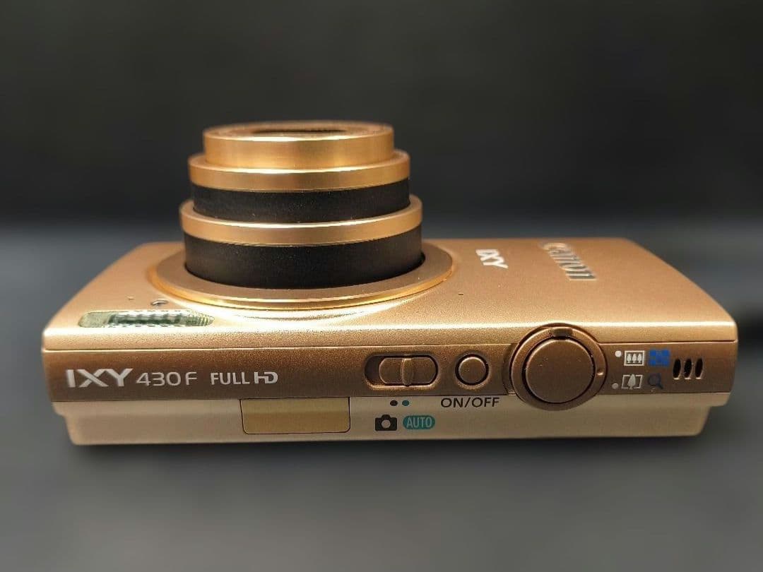 D*l様 美品 Canon IXY 430F ゴールド 稼動品 コンパクトデジタ