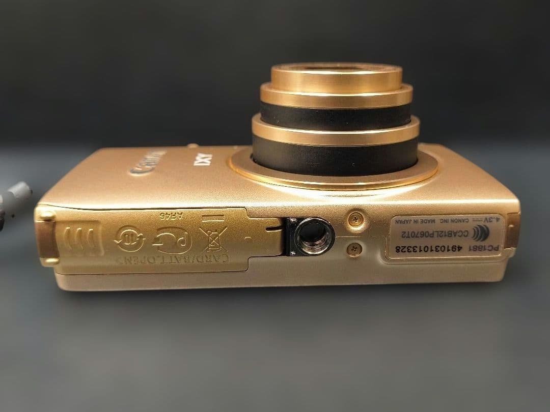 D*l様 美品 Canon IXY 430F ゴールド 稼動品 コンパクトデジタ