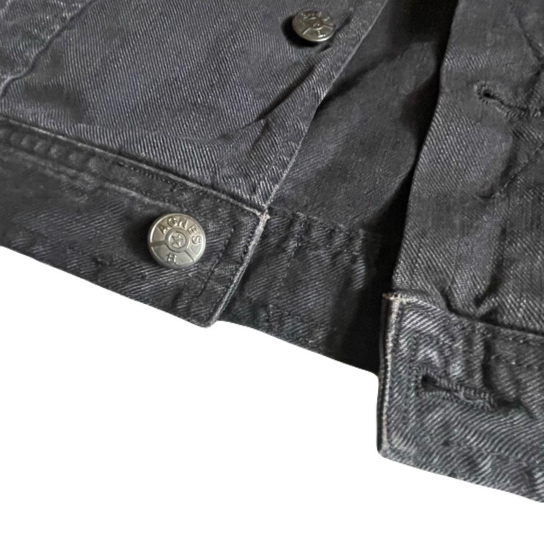 セールagnes bアニエスベー1990sフランス製Gジャン黒デニムジャケット