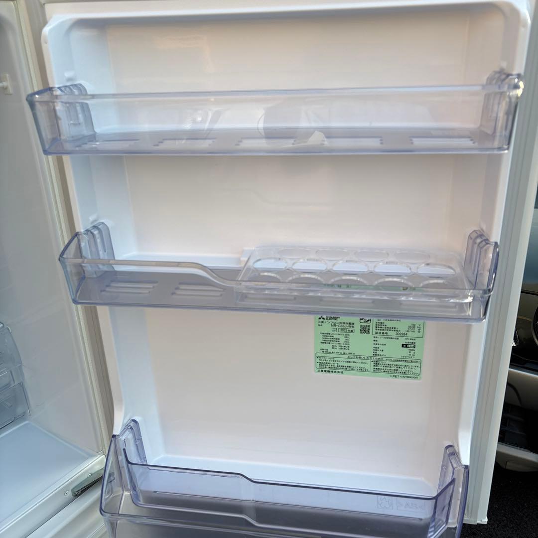 冷蔵庫　三菱　MR-C33J-W 2023年製　330L
