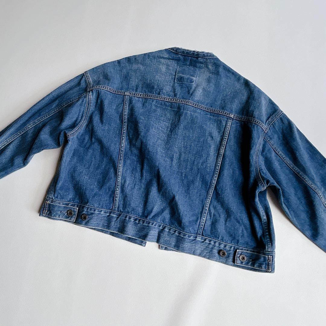 Spick&Span ⿻ 5 1/2 デニムジャケット ワイド フレームワークス