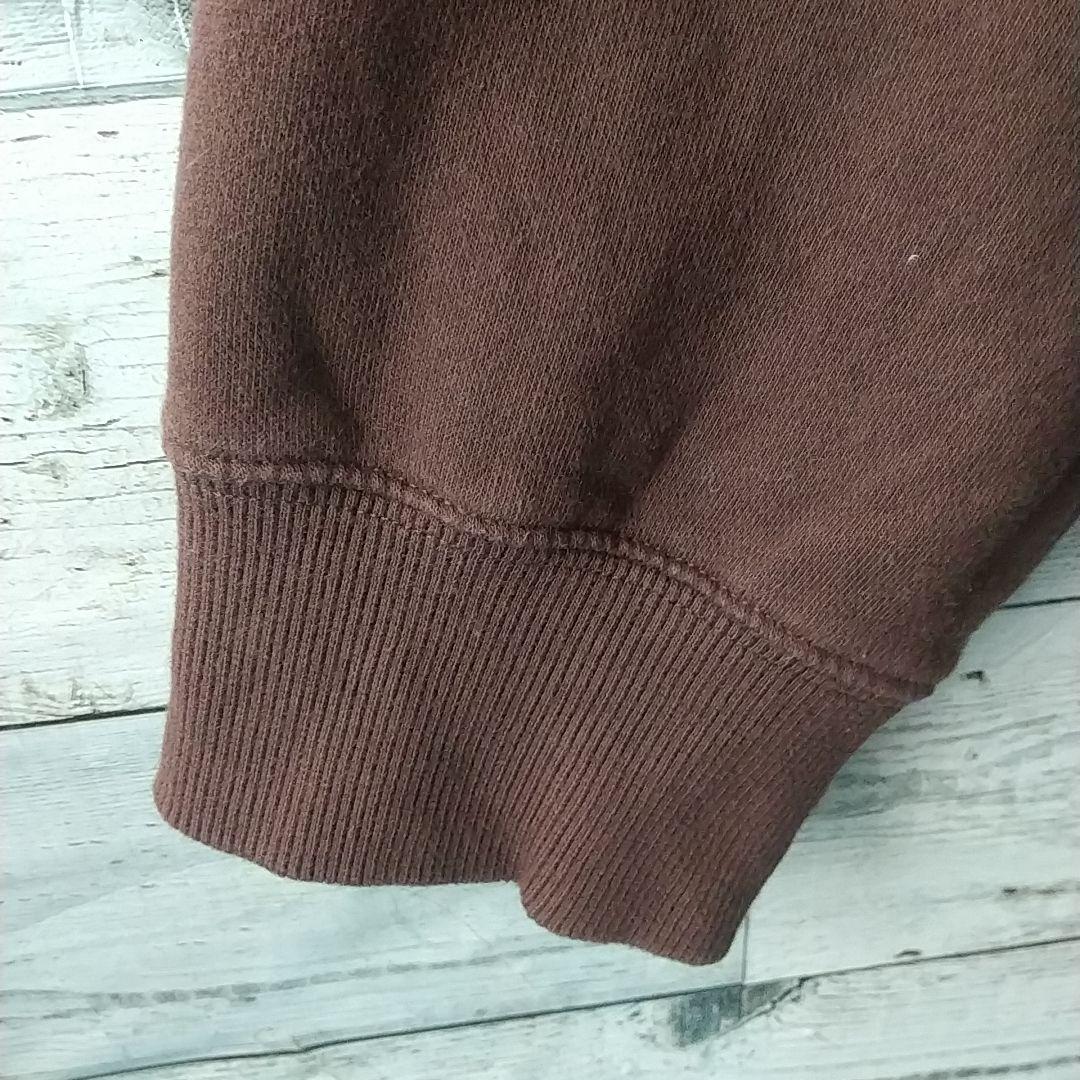 希少サイズ☆ナイキ 刺繍 センターロゴ アーチロゴ スウェット XL ブラウン