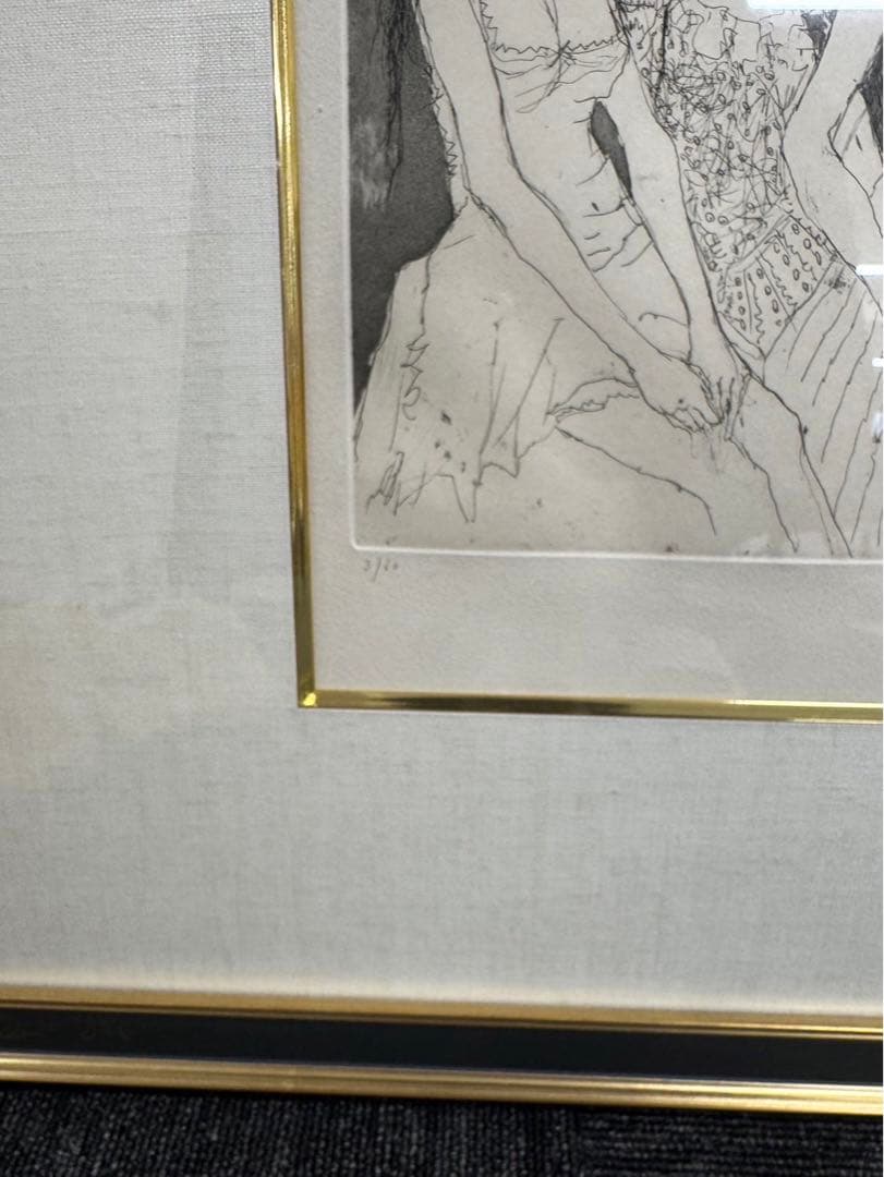 リトグラフ　Jean Jansem ジャン・ジャンセン　　若い娘　3/60