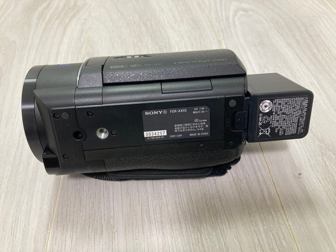 SONY 4K ビデオカメラ FDR-AX45 ブラック