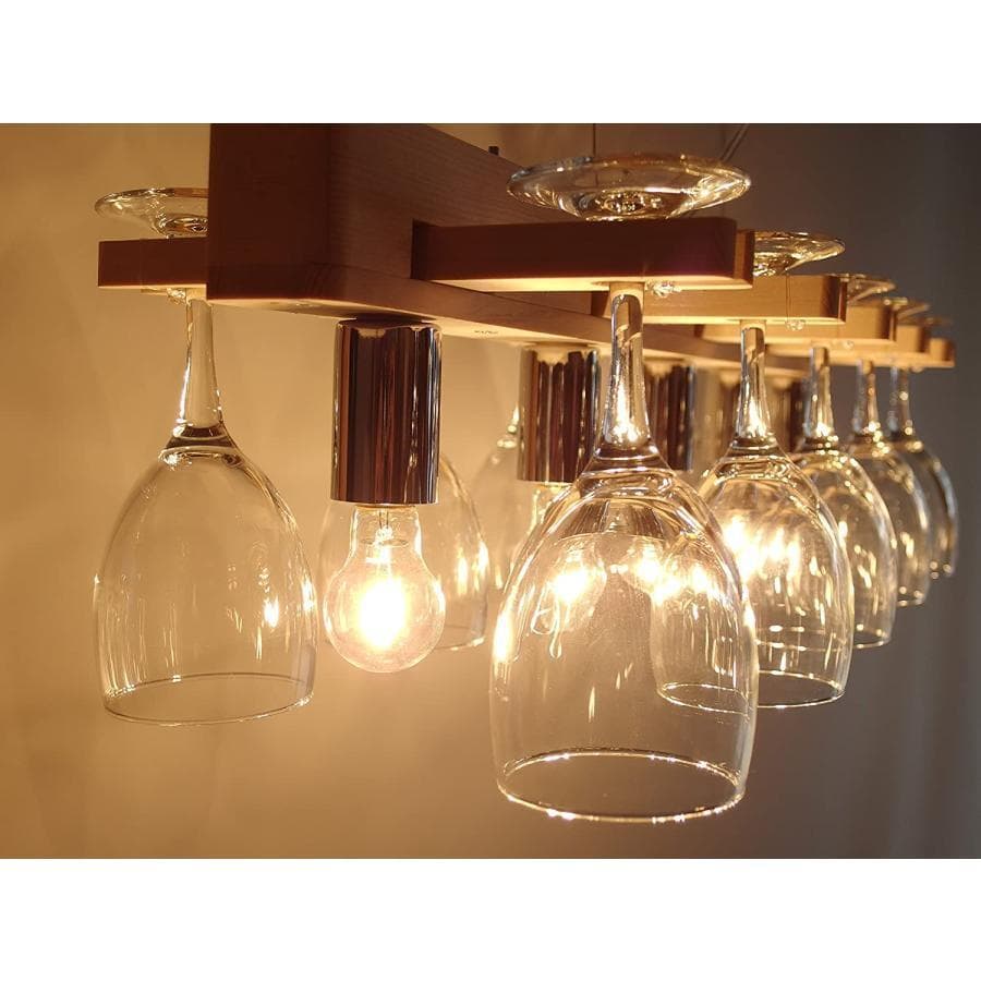 Flames フレイムス グラスシャンデリア 5灯 ナチュラル ペンダントライト