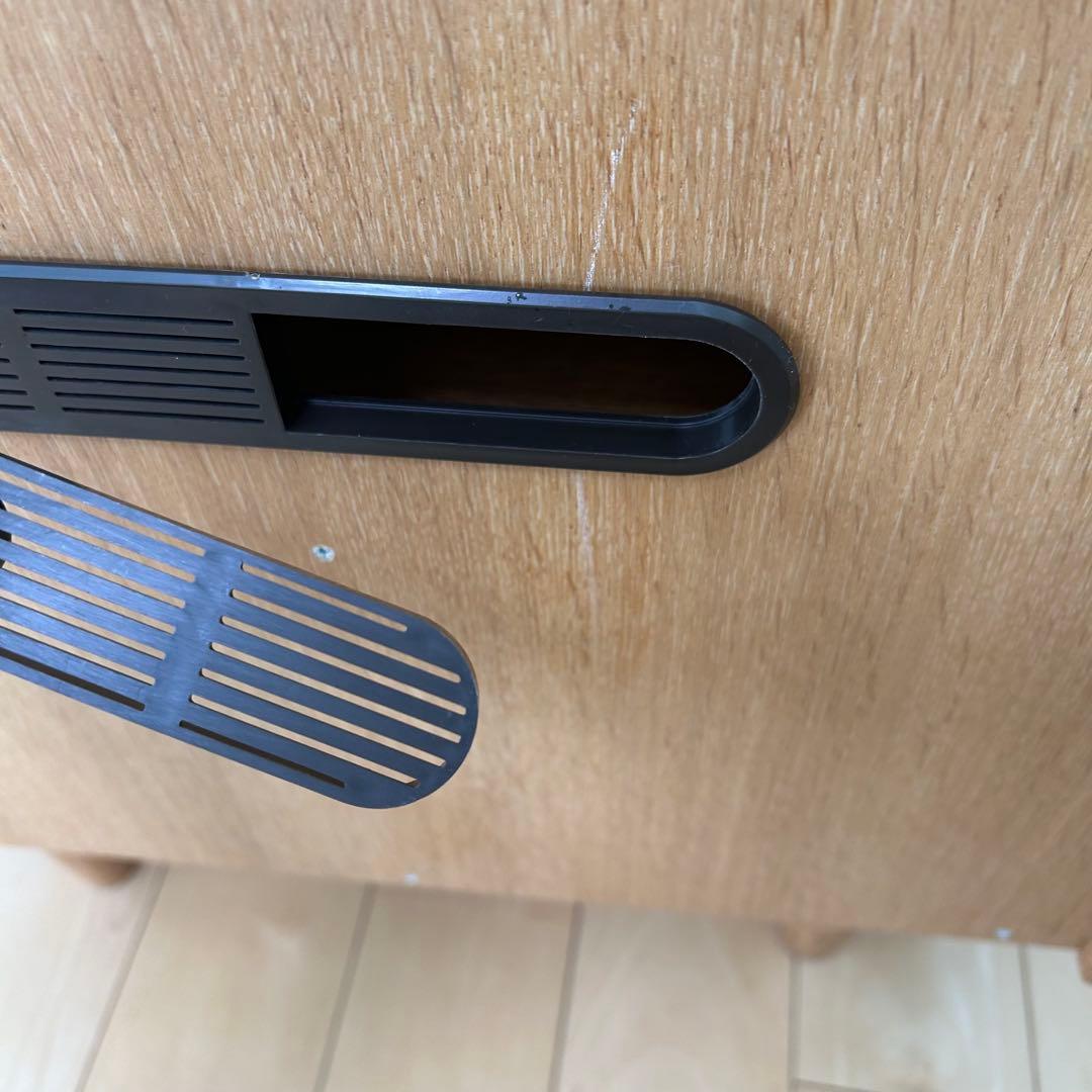 起立木工　廃盤　ノーラ　レンジ台　キッチンカウンター　ナラ材　コンセント付PSE