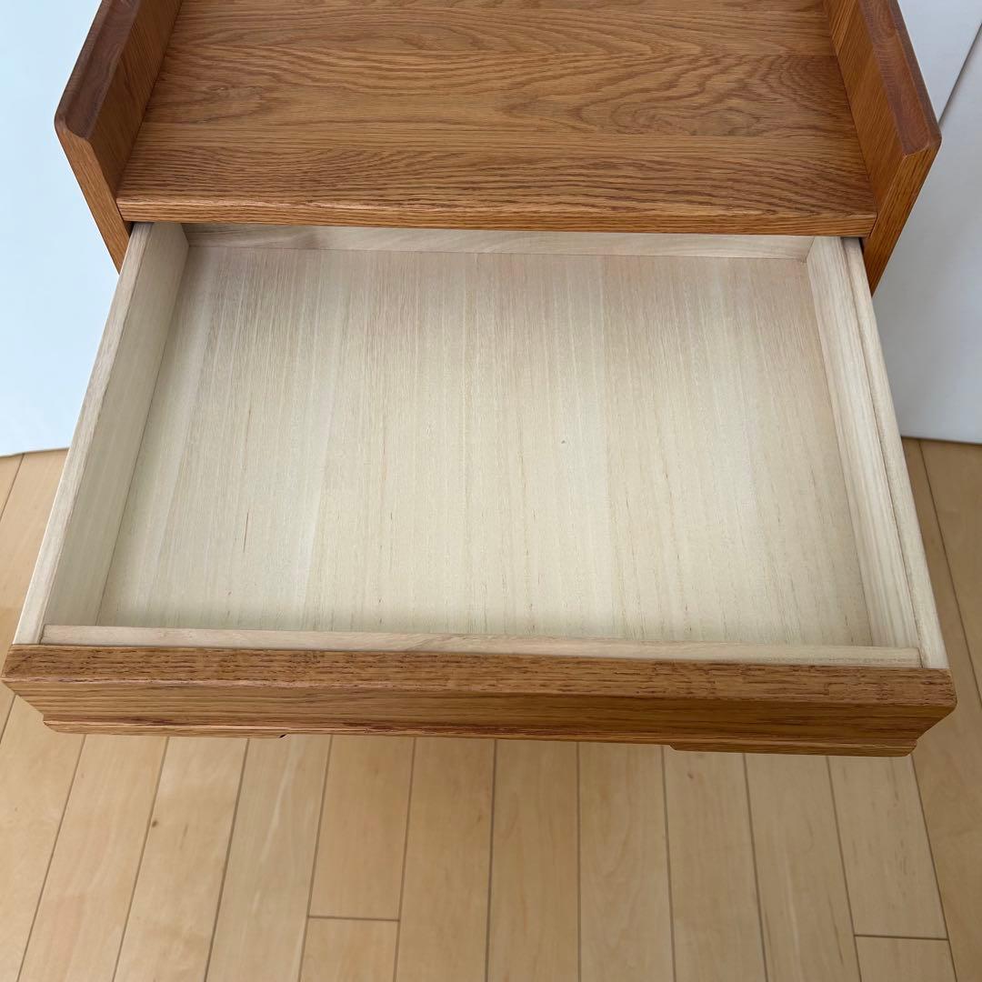 起立木工　廃盤　ノーラ　レンジ台　キッチンカウンター　ナラ材　コンセント付PSE