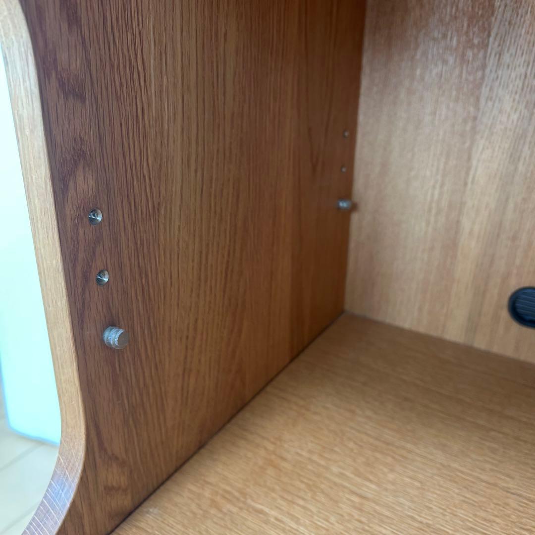 起立木工　廃盤　ノーラ　レンジ台　キッチンカウンター　ナラ材　コンセント付PSE