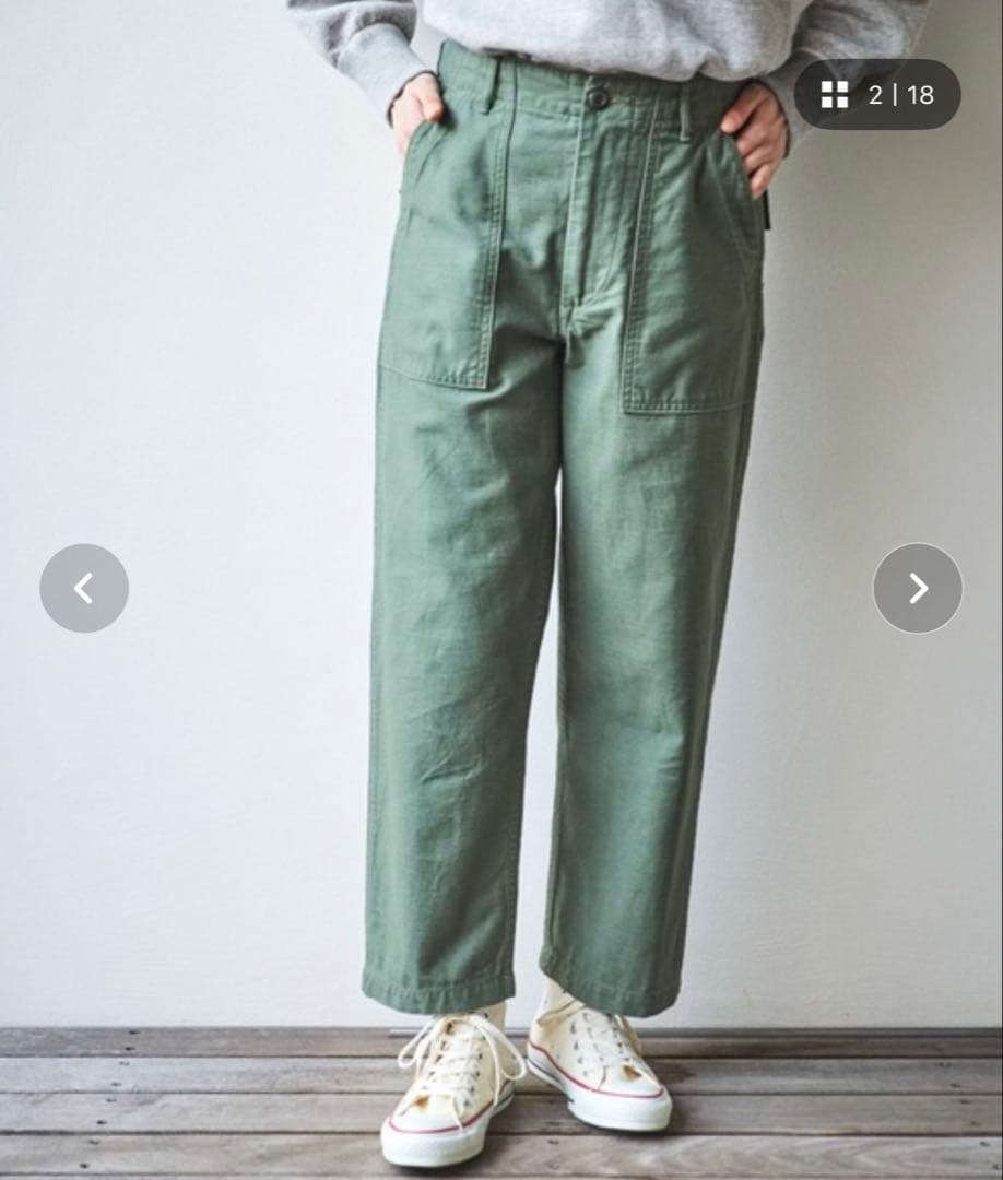 ☆美品☆ orslow ベイカーパンツ レディース Lサイズ (3)