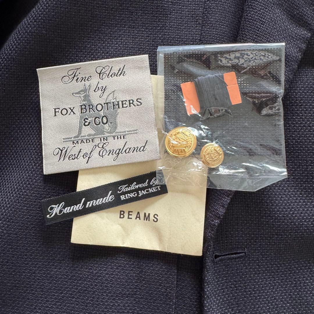 BEAMSF×RINGJACKETハンドラインFOXBROTHERS生地ブレザー