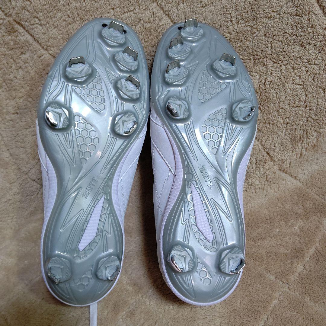 ゼット ZETT 野球 金具埋め込みスパイク スーパーグランドジャックWH