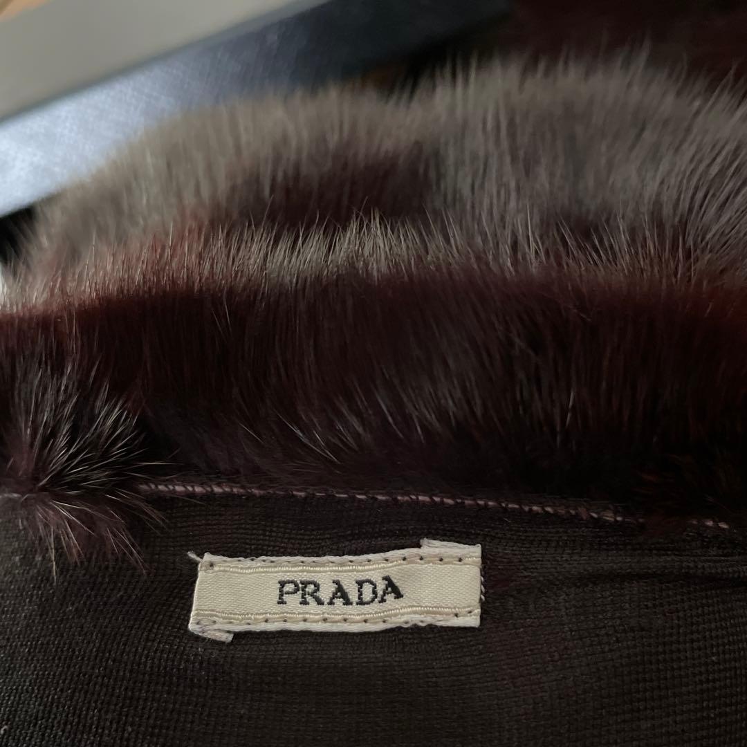 PRADA プラダ ロング手袋 グローブ アームカバー ボルドー