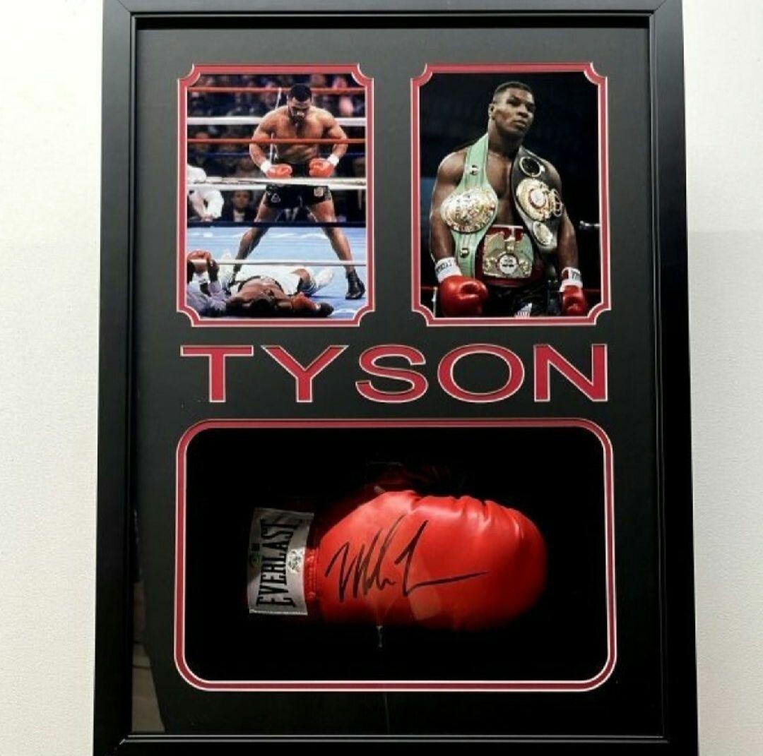 マイクタイソン サイン入りグローブ 大型71cm