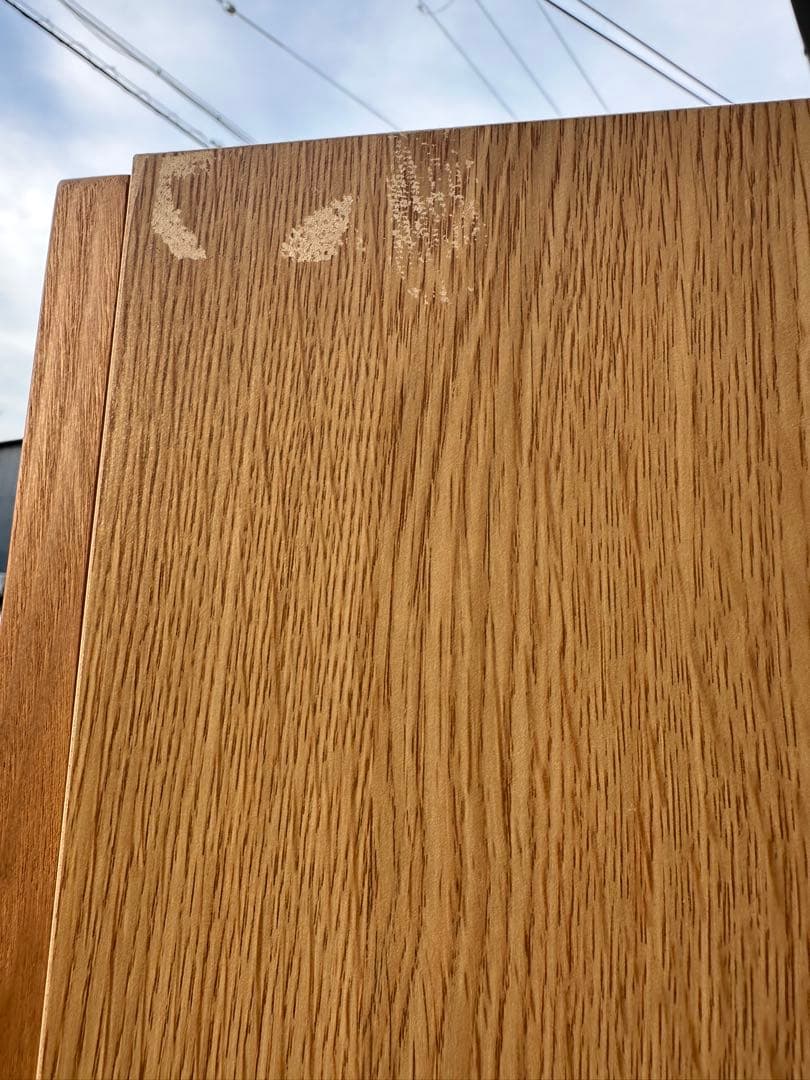 【無印良品】木製カップボード・幅１２０ｃｍ・オーク材【送料込】