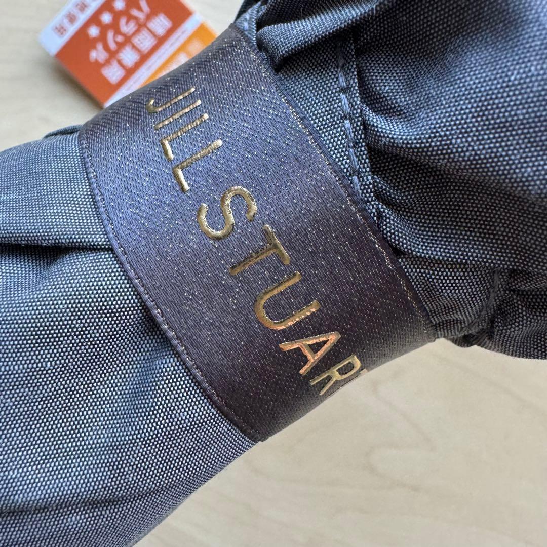 ★新品★ジルスチュアート　晴雨兼用　トップフラット　日傘　フリル　遮光　遮熱