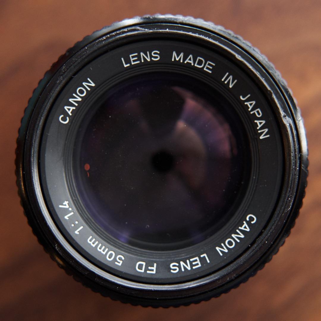 Canon FD 50mm f/1.4 レンズ