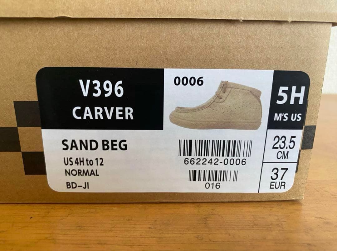VANS ヴァンズ CARVER カーバー V396 SAND BEG 23.5