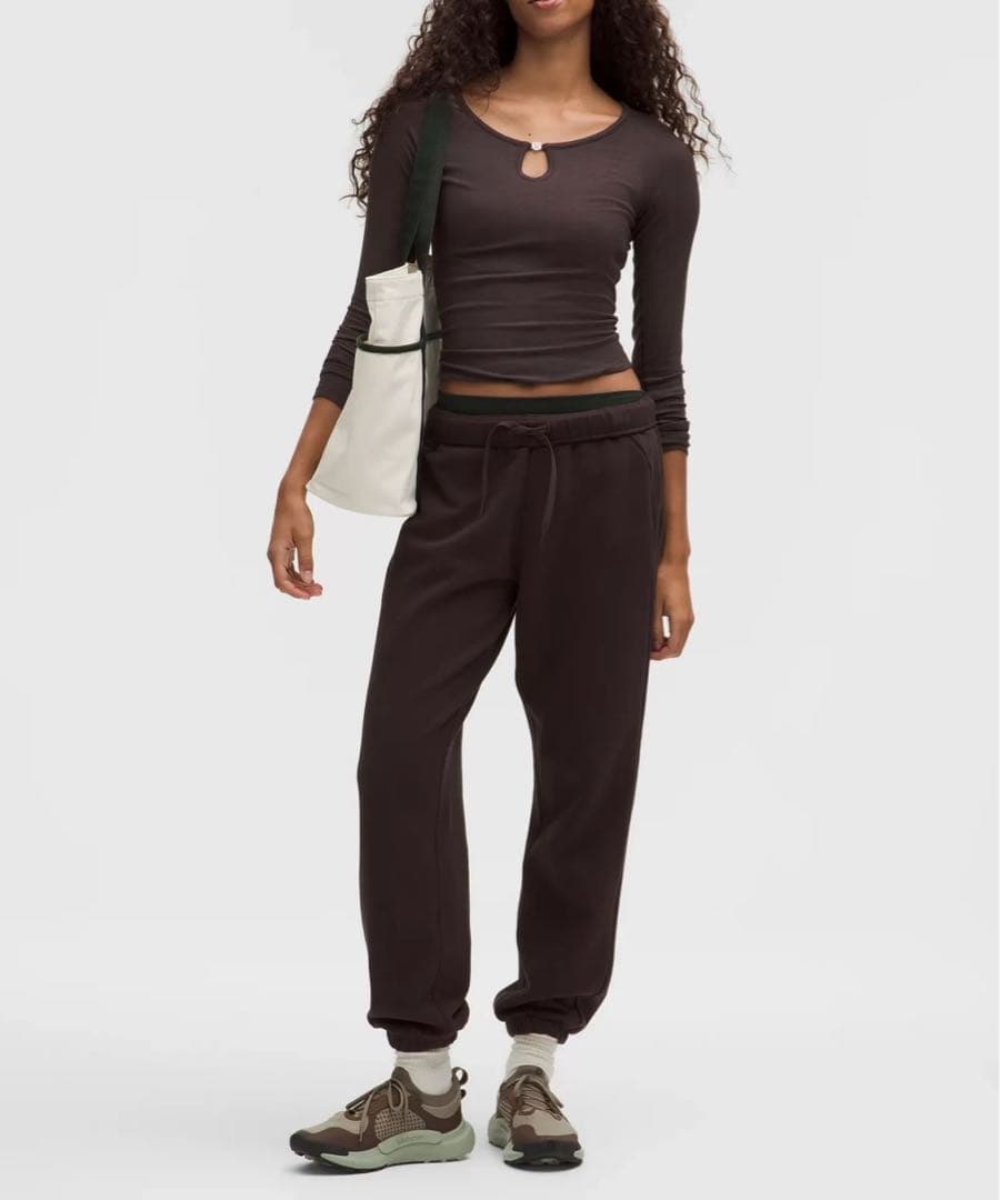 lululemon Hold Tight キーホールネック長袖シャツ