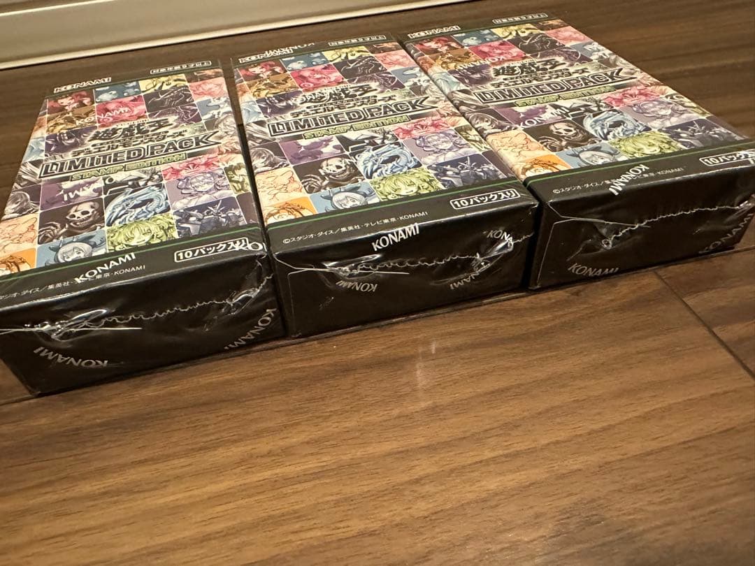 【新品未開封】3BOX 遊戯王STAMP EDITION