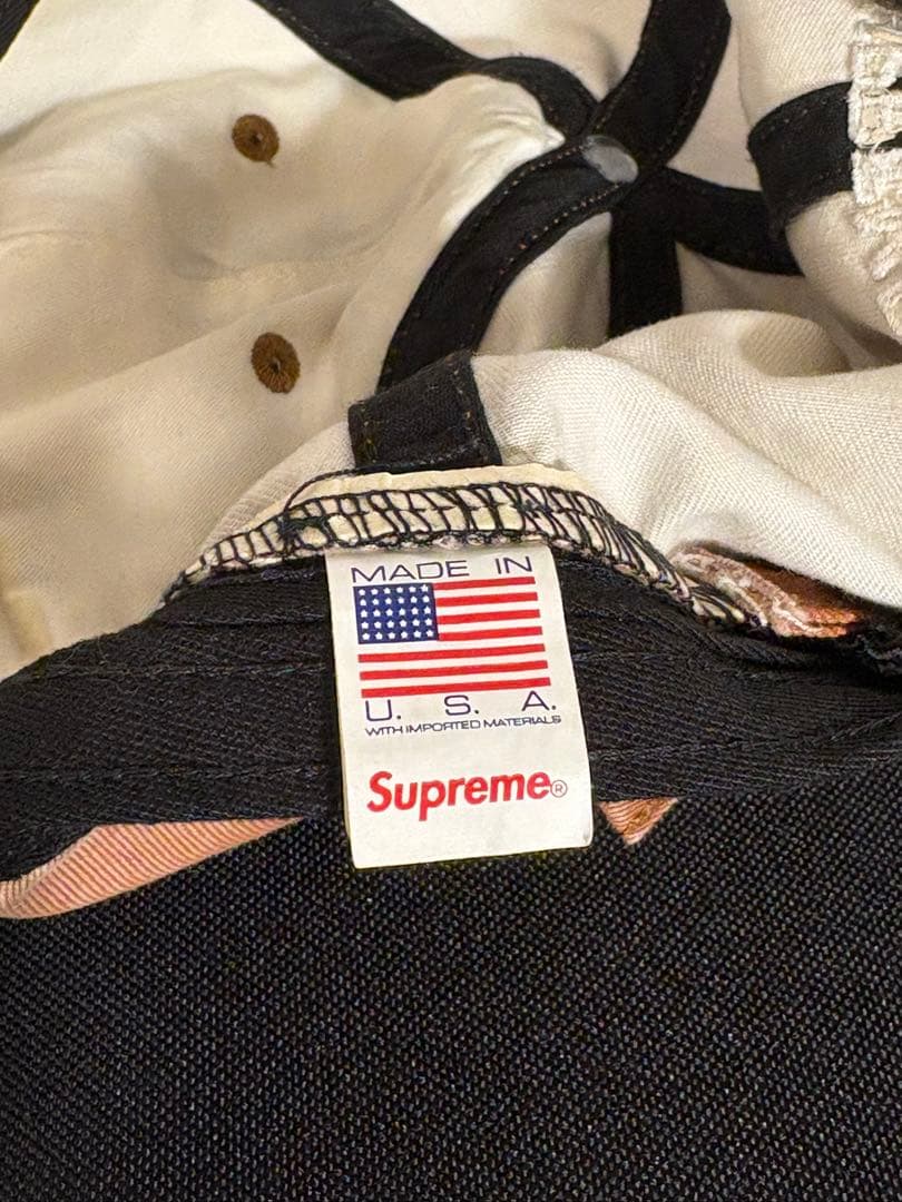 Supreme Pigment Print S Logo キャップ