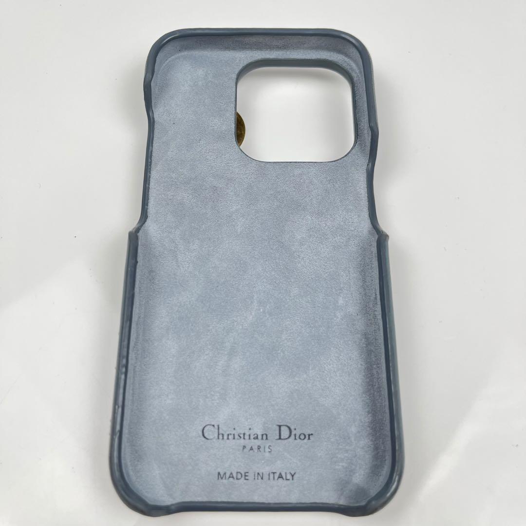【極美品】LadyDior iPhone15Proケース カナージュ ラムスキン