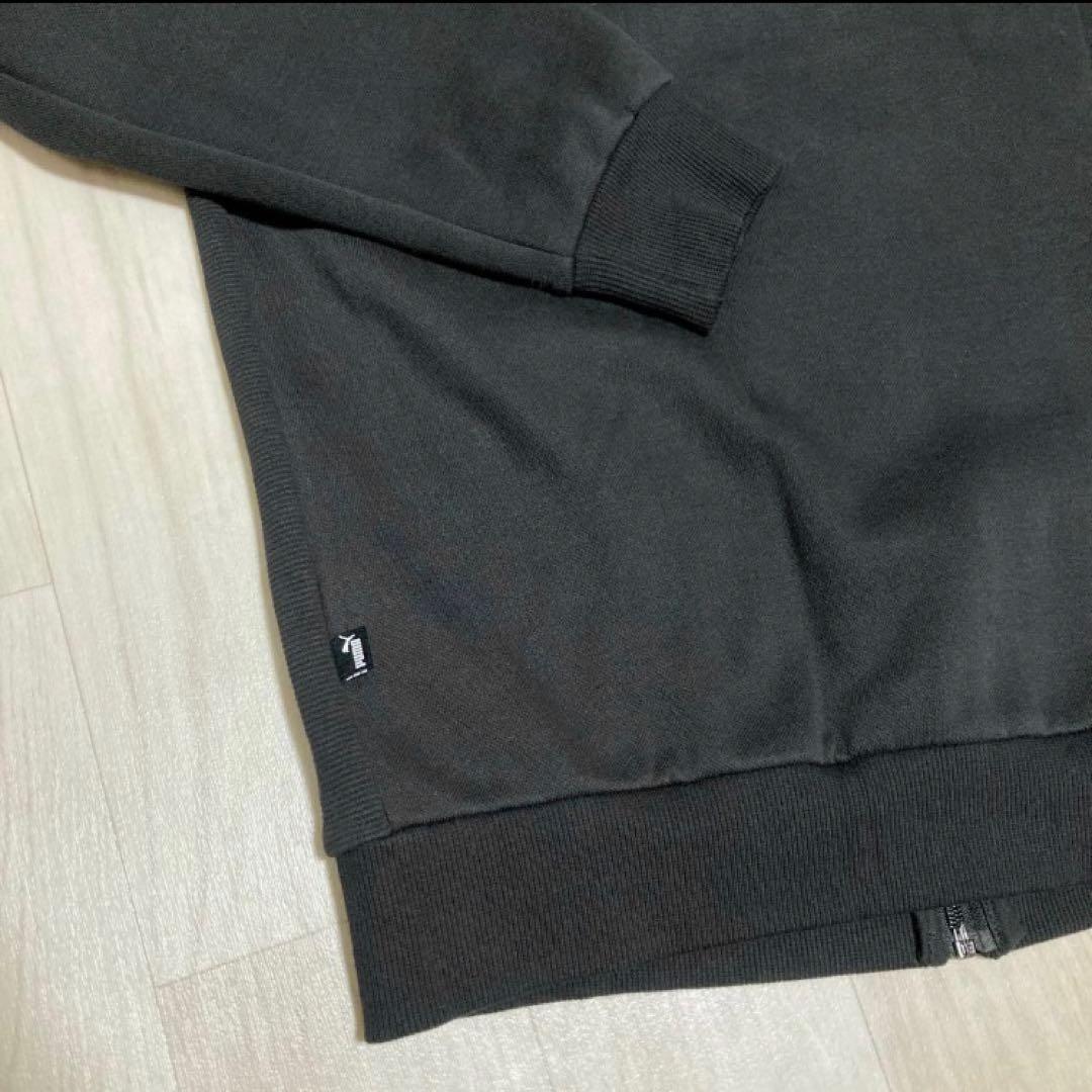 新品 PUMA プーマ スウェット セットアップ 上下 黒 Lサイズ 裏起毛