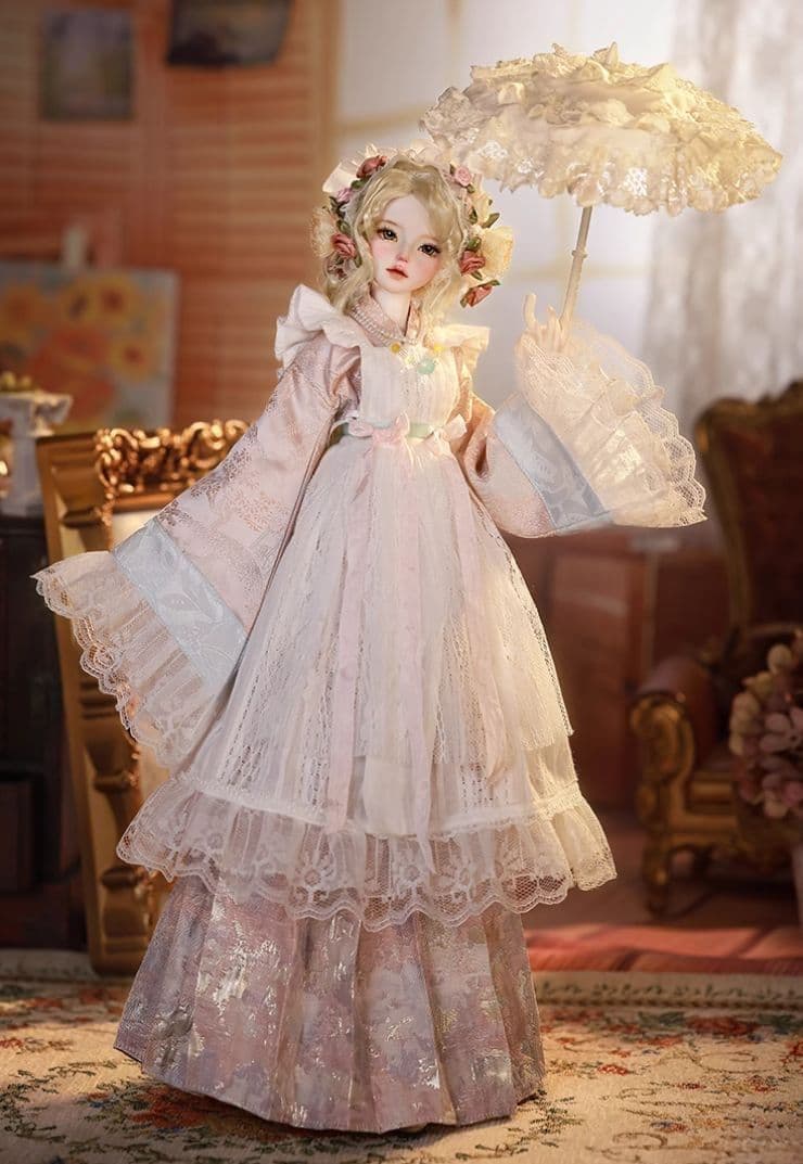 AX114 BJD 1/4 ドール本体 Dendro 球体関節人形 ハンドメイド