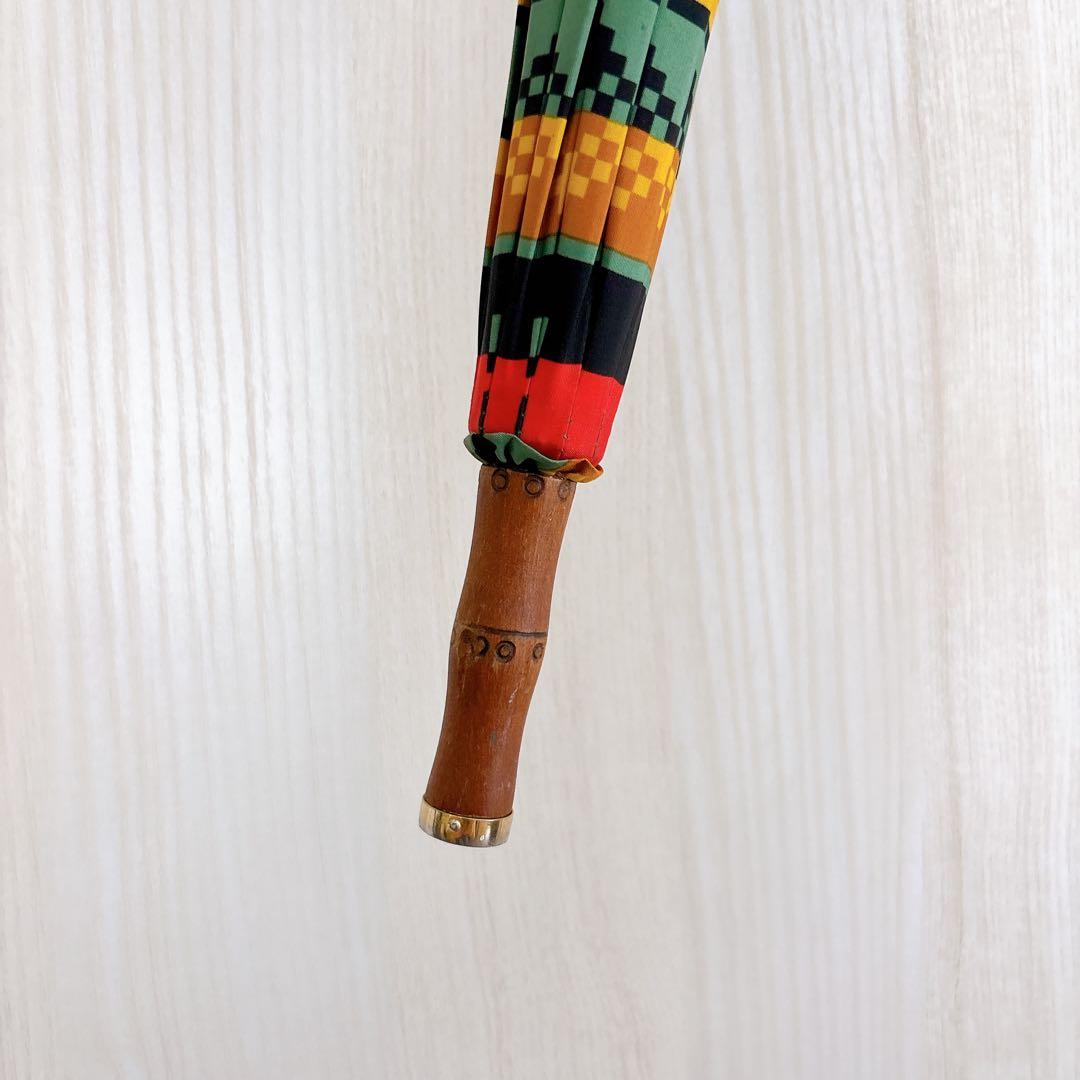 美品♡ヴィヴィアンウエストウッド 雨傘　長傘 木製ハンドル