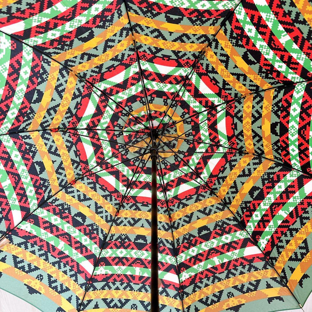 美品♡ヴィヴィアンウエストウッド 雨傘　長傘 木製ハンドル