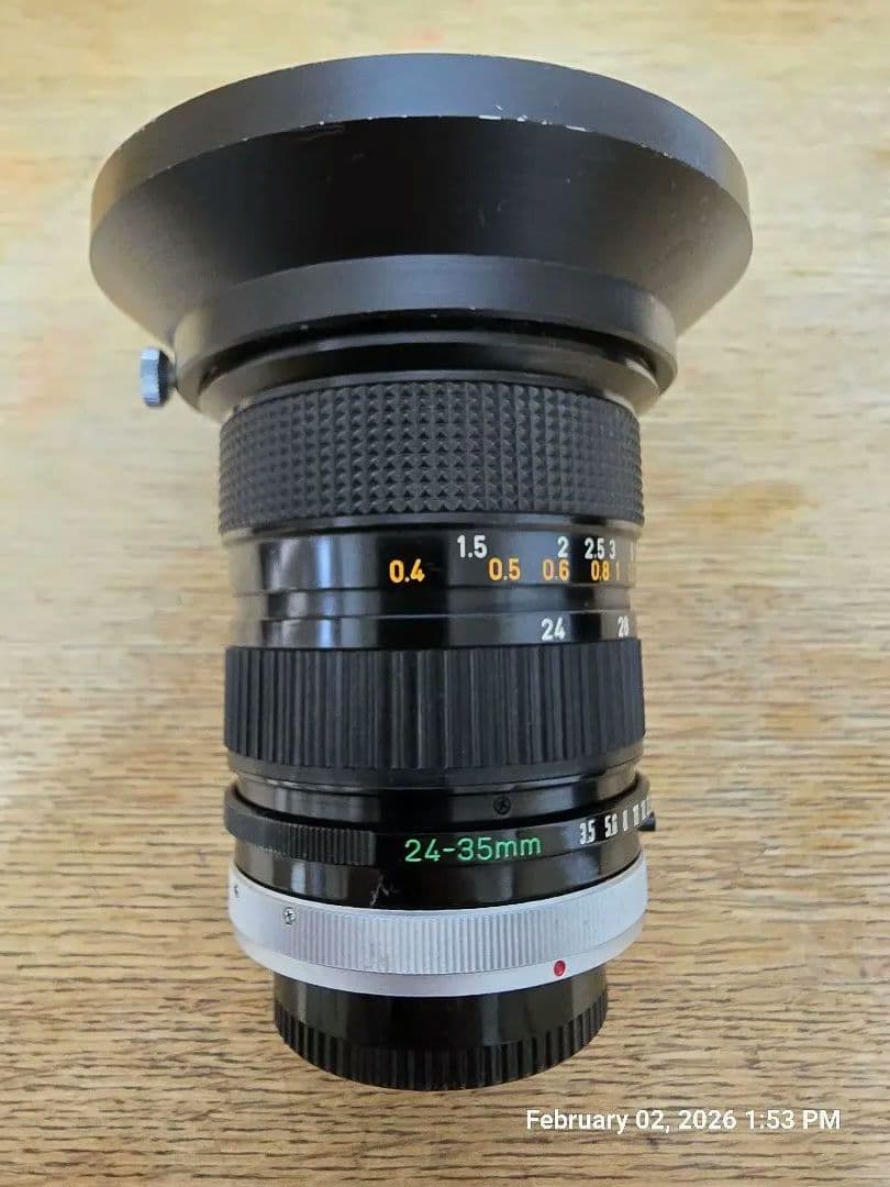 Canon 24-35mm ズームレンズ