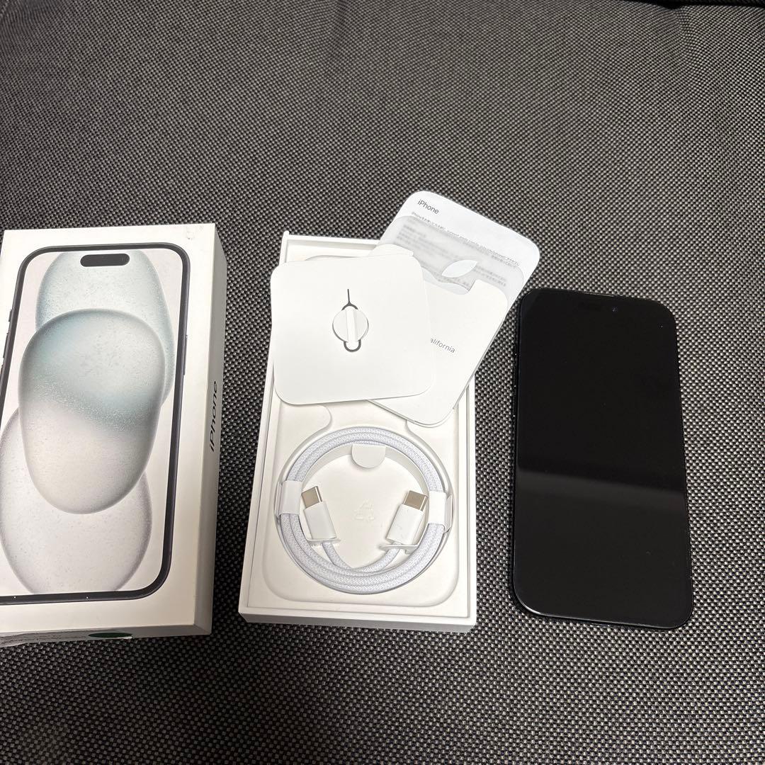 iPhone 15 ブラック128GB SIMフリー